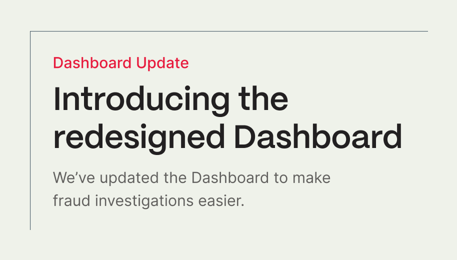 Introducing the Redesigned Dashboard
