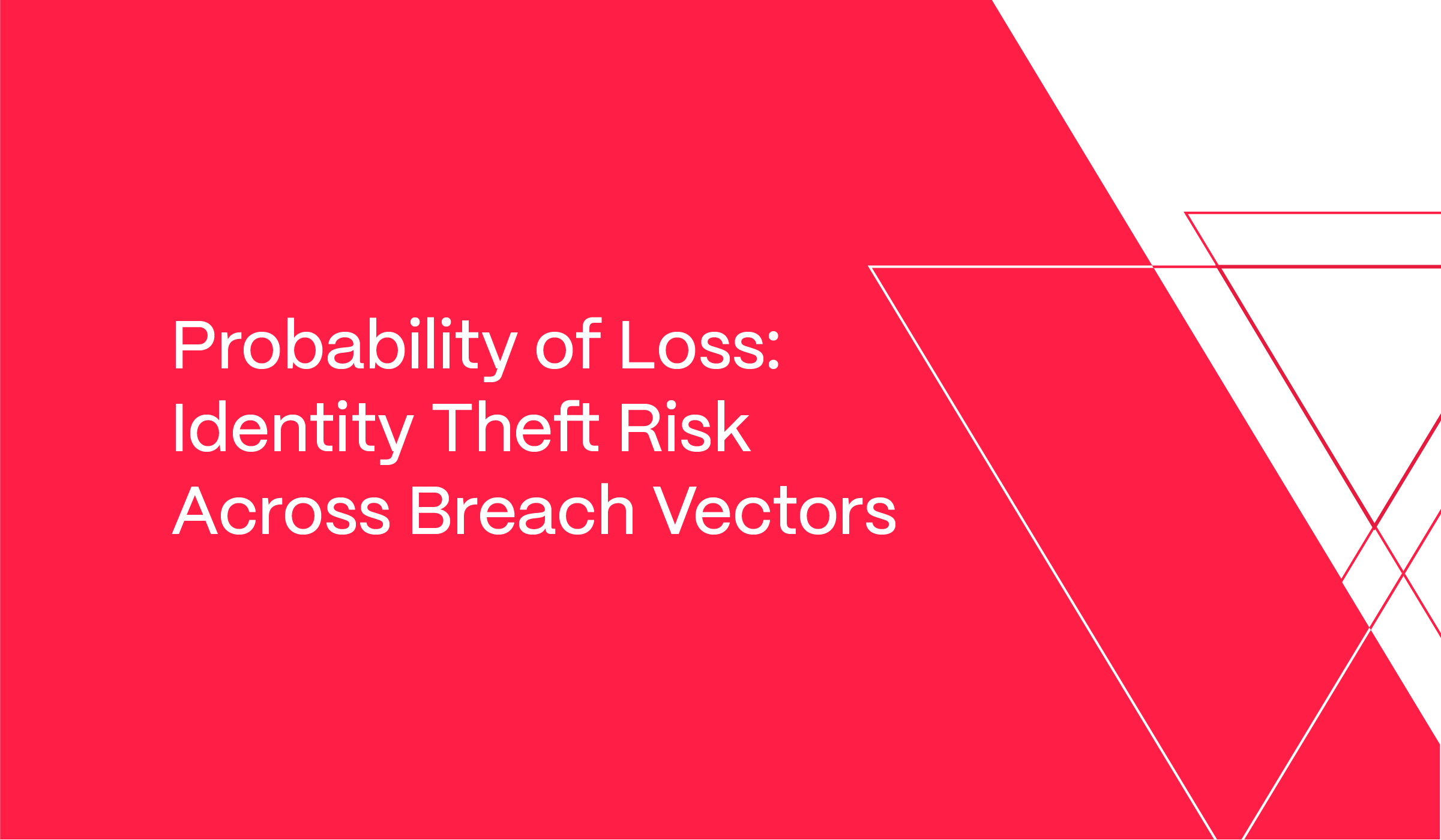 Probability of Loss: Identity Theft Risk Across Breach Vectors