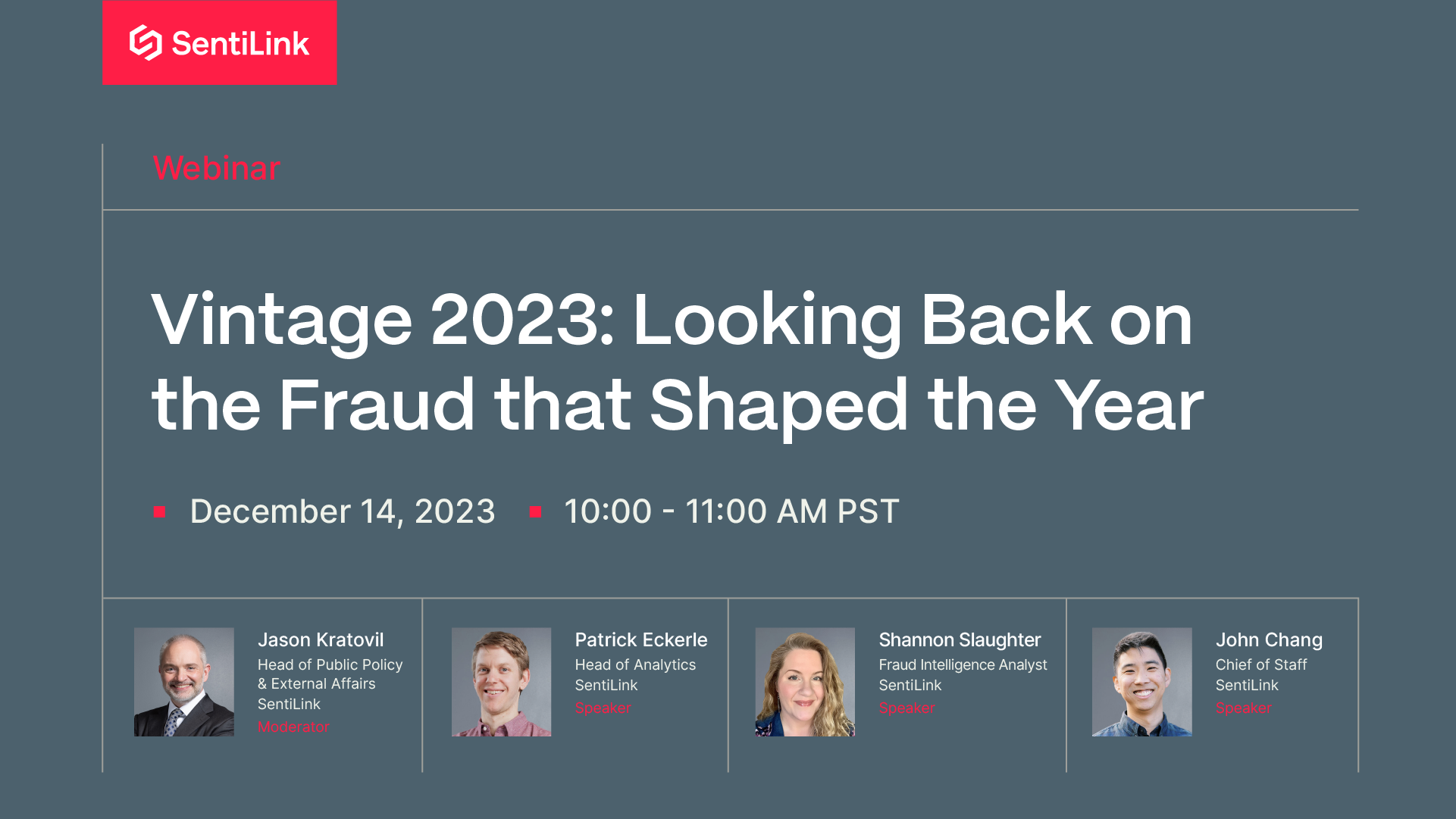 SentiLink Webinar Vintage 2023
